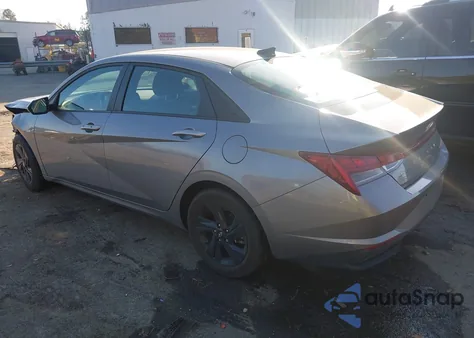 2023 Hyundai Elantra Hybrid Blue from USA, damaged, VIN KMHLM4AJ6PU088115